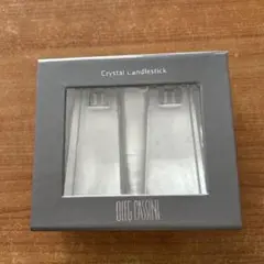 オレグ・カッシーニ　キャンドルホルダー　クリスタルガラス