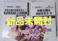 未熟な僕は支配を乞う 1 2 音海ちさ アニメイト 特典 小冊子 新品未開封