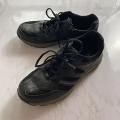 asics アシックス ウォーキング　ラクウォーク　25.0 ブラック　黒