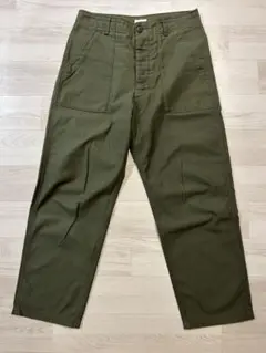 【美品】CIOTA スビンコットン バックサテン ベイカー パンツ【サイズ４】
