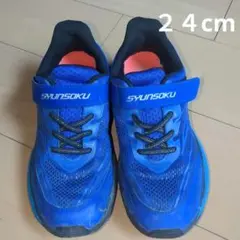 瞬足　24cm　ブルー