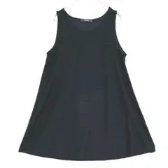 GIVORS ノースリーブ ニットチュニック　黒　M