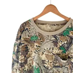 Real tree リアルツリー カモフラージュ 迷彩 ミリタリー 柄 Tシャツ