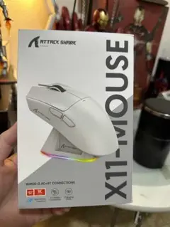 ATTAK SHARK X11 MOUSE ゲーミングマウス ブラック色