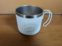 キャプテンスタッグ ダブルステンレスマグカップ350（ホワイト）