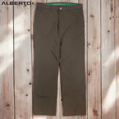 08M108◯ALBERTO Golf ストレート ゴルフパンツ スポーツ 撥水