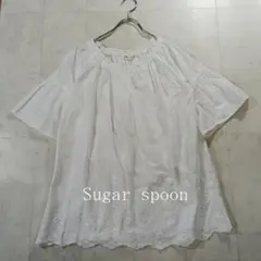 SUGAR SPOON シュガースプーン ブラウス F ホワイト 白