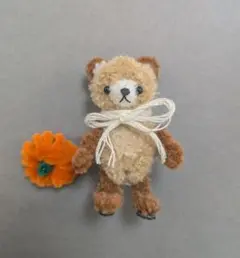 モールベア　モールアート　テディベア　茶くま