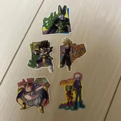 ドラゴンボールZ ベジータ ステッカー ビスケット