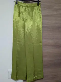 Techichi　サテンワイドパンツ