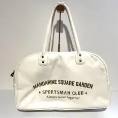 【MANDARINE SQUARE GARDEN】スポーツバック【アイボリー】