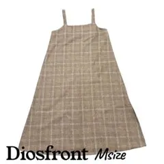 Diosfront チェック柄 キャミワンピース Mサイズ