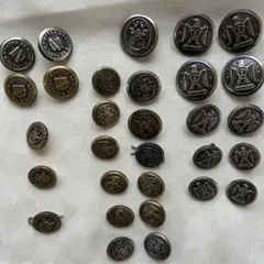昭和レトロ　メタルボタン