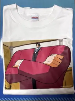 sattou×逆転裁判 くじ カプくじ 御剣怜侍 Tシャツ