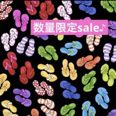 sale♪ロラライハリス生地　 Fun Flopsブラック