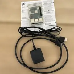 Raspberry Pi セット (透明ケース、電源アダプター付き)