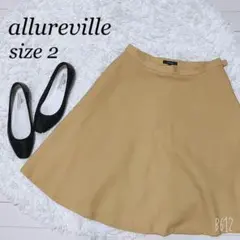 allureville スカート レディース ポリエステル フェミニン 上品