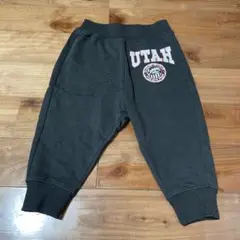UTAH ロゴ入り グレー ボトムス 80cm