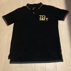 TOMMY 黒 ポロシャツ　Lサイズ
