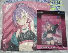 ホロライブ　ストリートファイト6 コラボ　クッション　アクリルボード　2種セット
