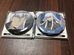 家庭教師ヒットマンREBORN! くじ　スクアーロ　缶バッジ2個セット