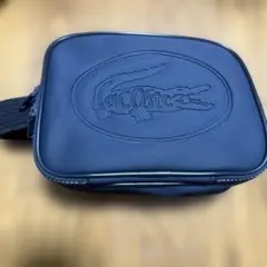 LACOSTE ネイビー バッグ 中型