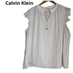 一点もの【Calvin Klein 】ストライプ 半袖シャツ