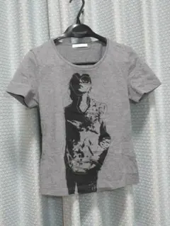エヴー エトヴォス et vous Tシャツ グレー コットン100% 日本製