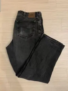 Leeリー00sメキシコ製ブラックデニム W38 L30 フェード