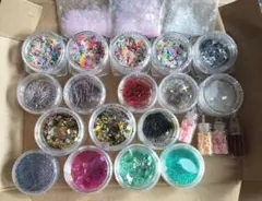 レジン用カラフルパーツセット