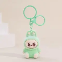 ラブブ ぬいぐるみ キーホルダー グリーン