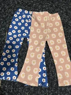 花柄フレアパンツセット