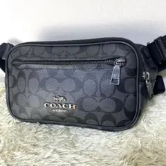 美品✨ コーチ COACH ボディバッグ シグネチャー ウエストバッグ エリアス