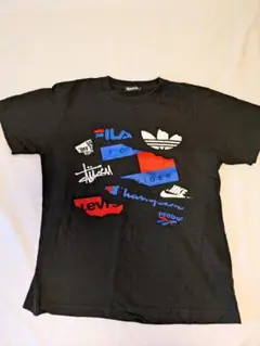 HIGH ROLLER ロゴプリント Tシャツ ブラック