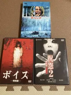 ホラー映画 DVD 3作品セット ザ・リング ボイス 呪怨2