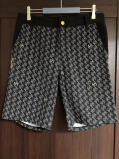 ［値下実施］レザレクション ゴルフ パターン柄 ハーフパンツM