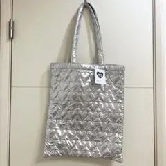 3COINS 推し活トートバッグ　シルバー