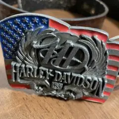 希少 Harley-Davidson ヴィンテージベルト 32インチ