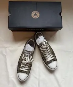 27.0 CONVERSE コンバース ゴールド スパンコール スニーカー