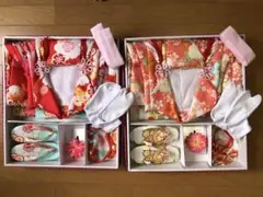 三歳女児 七五三被布着物2セット 双子