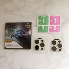iPhone 15 Pro/15 Pro Max カメラフィルム シルバー 2枚