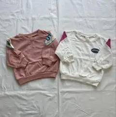 即購入OK しまむら　ミコリッド　ベビー　裏毛　トレーナー　90 ayano