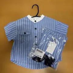 アプレ男女リンクコーデシャツ＆ワンピースセット　80cm 100cm