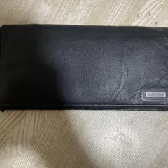 Calvin Klein 黒 レザー 3つ折り財布