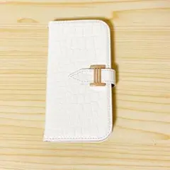 らくらくスマートフォン F-52B 手帳型 スマホケース ホワイト