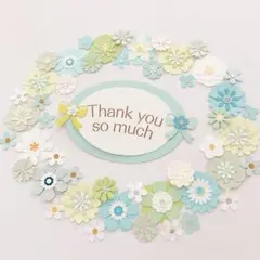 お花たっぷりセット【176】ペーパーフラワー　誕生日、推し活、カード、寄せ書き