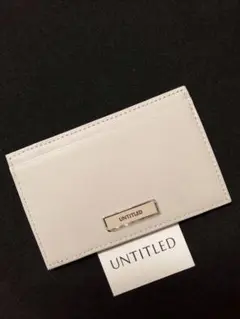 ＊新品未使用＊UNTITLED 定期入れ