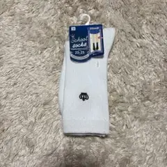 スクールソックス 23-25cm ホワイト