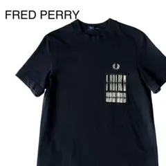 《超美品》FRED PERR フレンドペリー カットソー Tシャツ ブラックS
