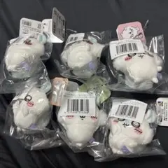 モモンガだらけくじ E賞 マスコット 6種 セミコンプリートセット